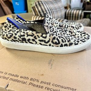 Rothy’s Cheetah slip on sneaker 10.5